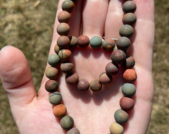 Picasso Jasper Handmade Bracelet - 8 mm, 7-1/2” long | Natural Crystal Bracelet for Healing | Custom Sizes Available