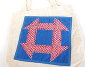 Appliqued Canvas Tote