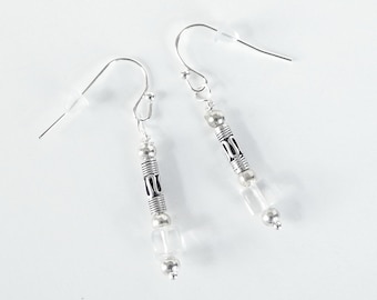 Silver Celtic Dangle Earrings