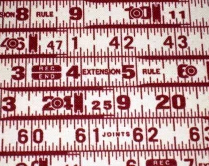 Japanese Fabric Tape Measure Magenta Half Yard Etsy