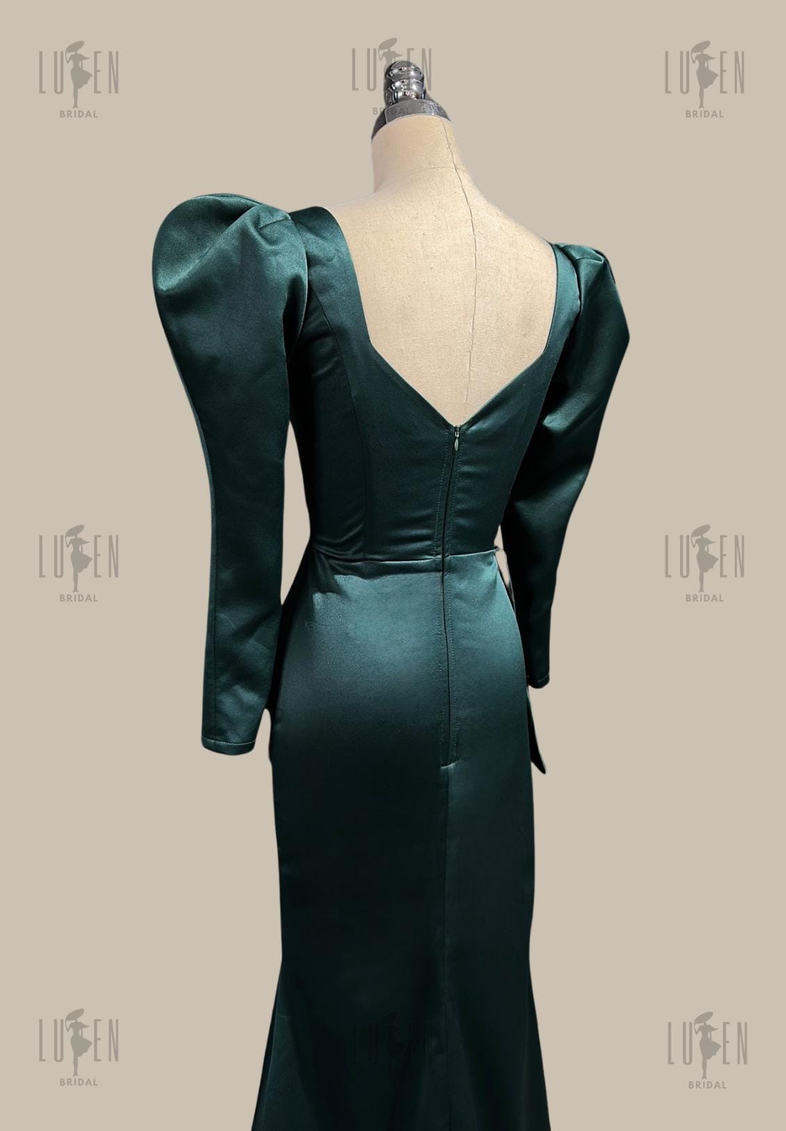 Deep V Corset Mermaid Dress - SV79117 main image 0
