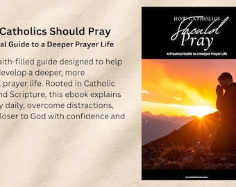 Catholic Prayer Guide Ebook – Daily Devotion for Beginners (Digital Download PDF)
