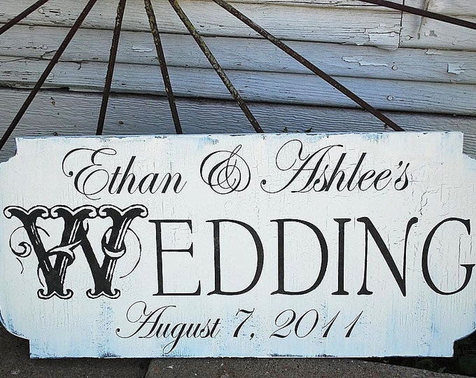 CUSTOM WEDDING Signs Wedding Decorations Arrows Free Stakes 14X30 - Etsy