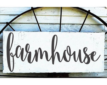 farmhouse Sign | 4sizes | Kitchen Signs | Handmade  | Rustic | Kitchen Signs | Farmhouse Kitchen | Vintage Style | Farm Signs | Cottage