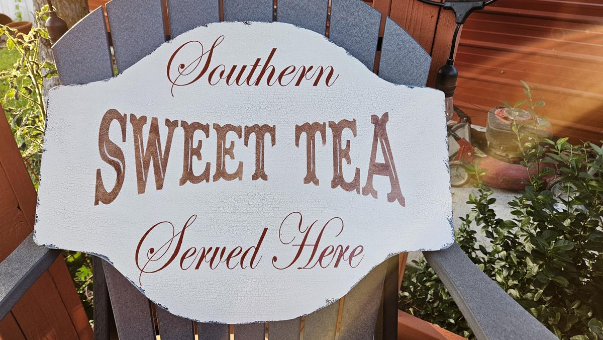 Southern SWEET TEA Sign | Sweet Tea Sign | Southern Wedding Sign ...