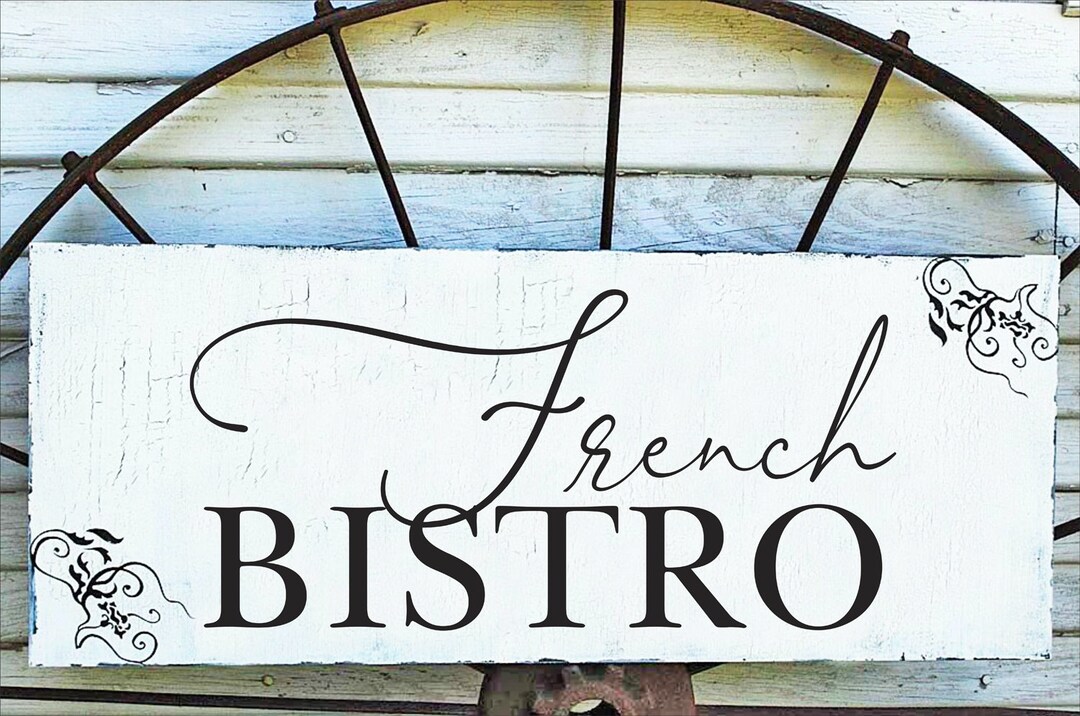 French BISTRO French Signs Kitchen Signs French Decor 2 Sizes Vintage