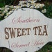 Southern SWEET TEA Sign | Sweet Tea Sign | Southern Wedding Sign ...