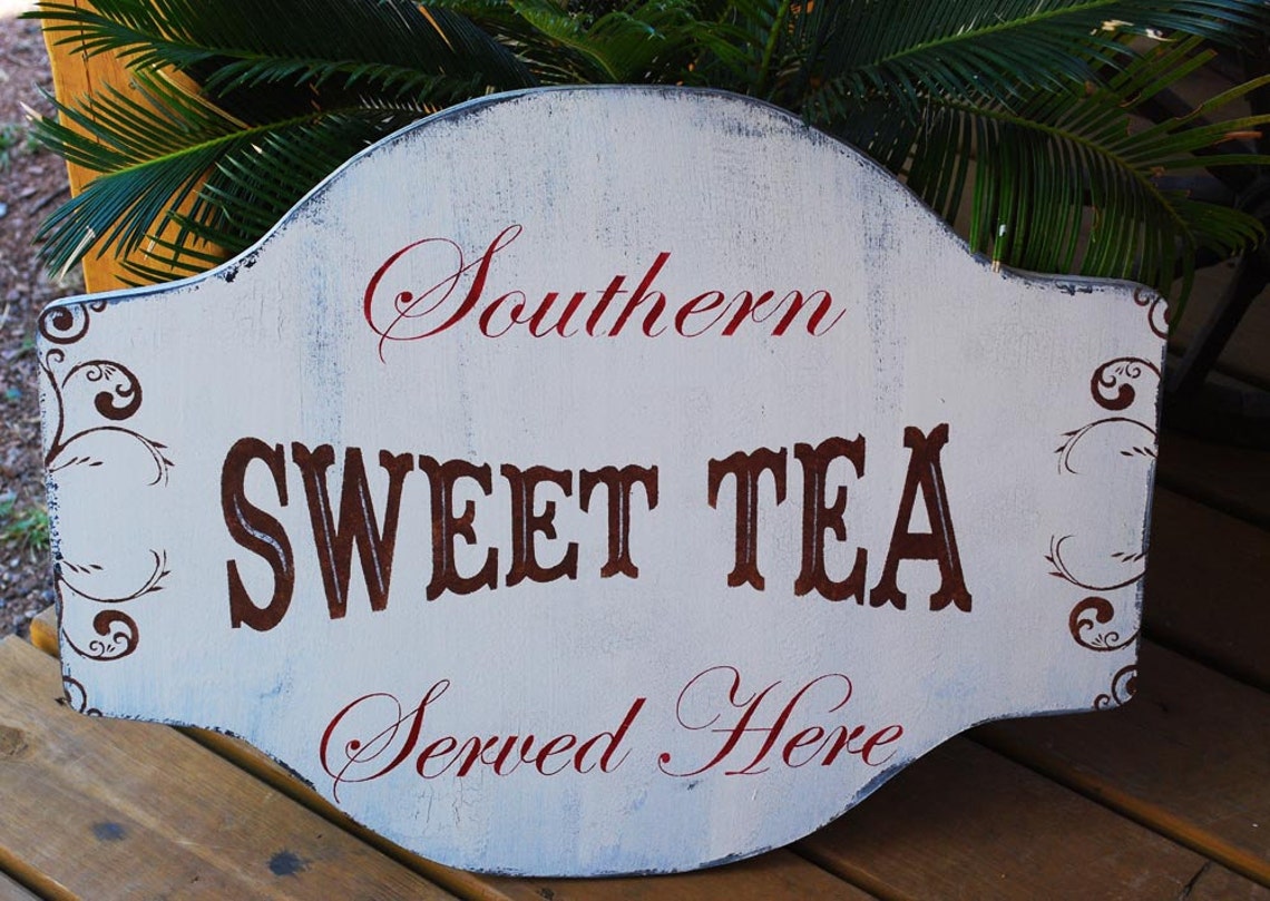 Southern SWEET TEA Sign | Sweet Tea Sign | Southern Wedding Sign ...