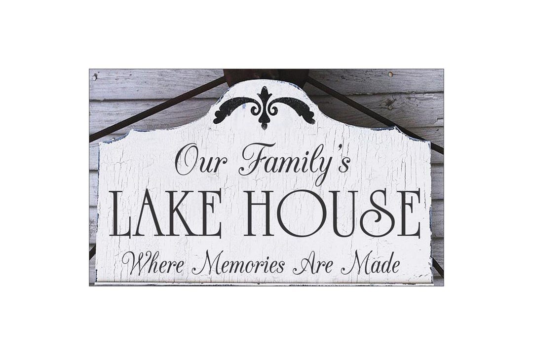 Custom LAKE House Sign, Custom CABIN Signs, Custom Beach House Signs ...