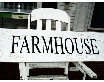 Farmhouse Sign | Farmhouse Kitchen Sign | Rustic Farmhouse Decor | Handmade Wood Farm House | Kitchen Wall Decor | Aged or Not Aged | 3 Size