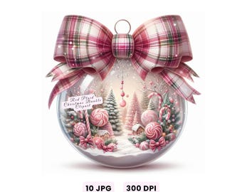 クリスマスオーナメントのクリップアート、クリスマスボールのクリップアート、クリスマスオーナメントのクリップアート、赤いチェック柄のクリスマスオーナメントのクリップアート、クリスマスツリーのデコレーション、工芸品、ジャーナル