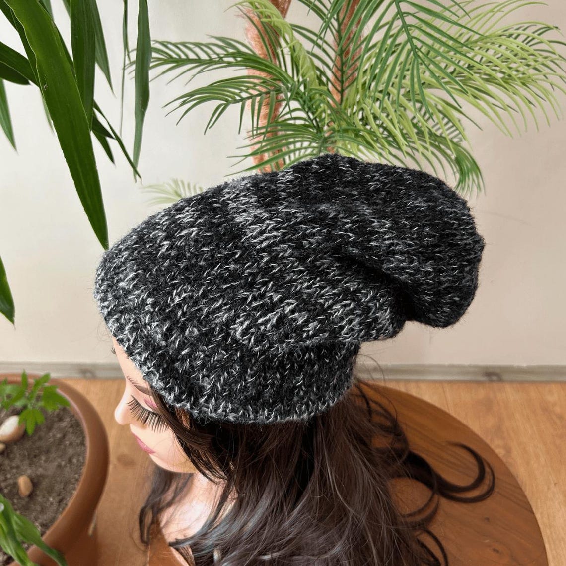 Zylioo Small Beanie Cap,Winter Warm Skully Caps For Little Heads,Ribbed Watch Cap,Petite Size Knitted Cap For Men - View #3