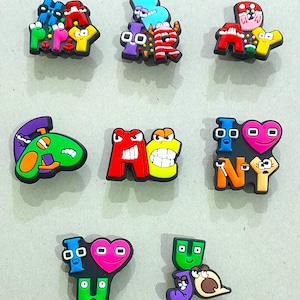 Alphabet Croc Charms: PVC Letter Jibbitz for Kids - Birthday & I Love You Gifts