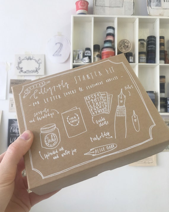 Kit De Demarrage Calligraphie Etsy