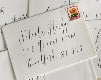 Handwritten Modern Calligraphy Envelopes C6