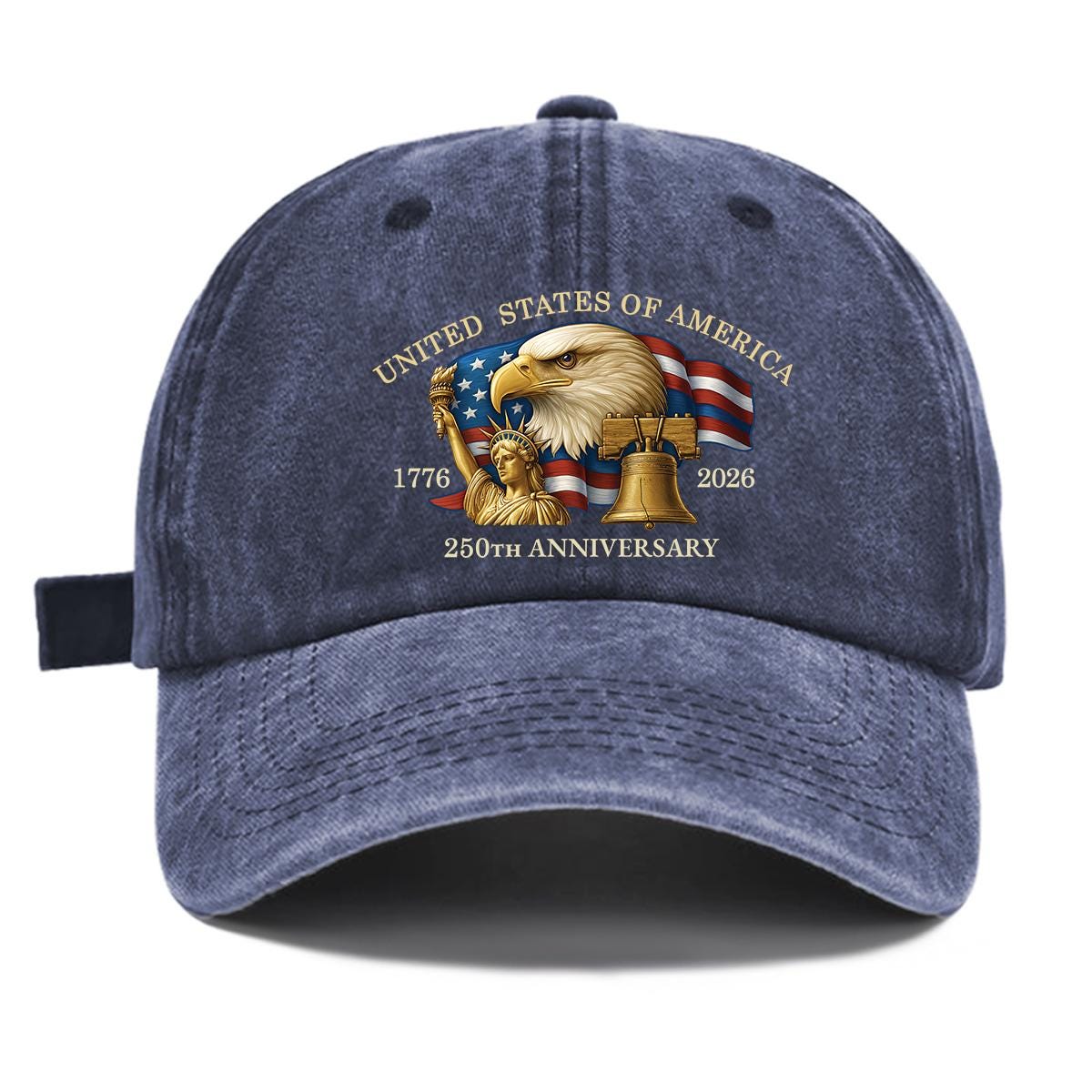 Upcycled Hand Crafted On an American Eagle Outfitters Hat Size One Size American Eagle with Vintage Ribbon Baseball Cap for Men  main image 2