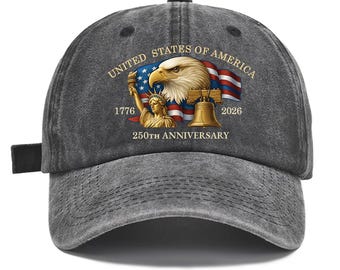 Jahat Patriotic Eagle Usa American Flag 4Th Of July For Kids Cap Hats For Men, Gift For Him