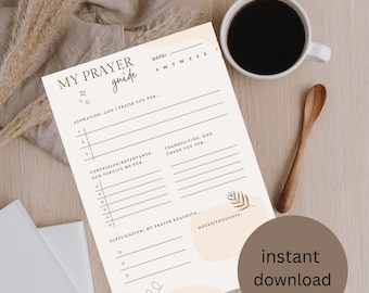 Guía de oración guía de oración diaria imprimible ACTOS oración