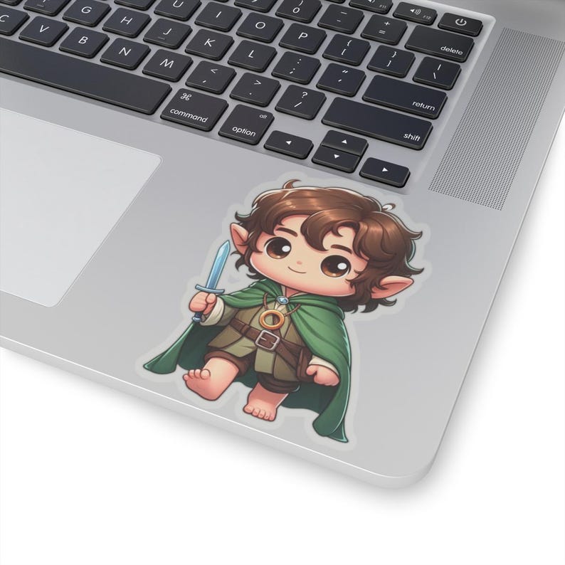 Frodo Sticker LOTR Inspired Decals, Frodo. Laptop Decals, Cute Characters for Fans, J ...