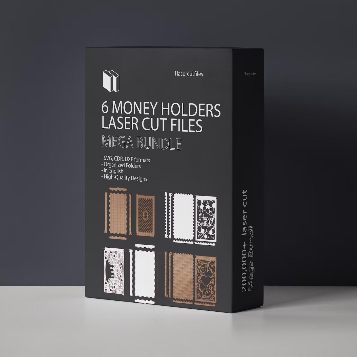 Laser Cut Files Mega Bundle 200,000 Set DXF SVG 3D 2D Cut Designs CNC ...