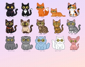 15 Cat Audience Widget & Chat Box | Interactive Stream Overlay for Twitch | Viewers Pop Up as Cats | OBS / StreamElements / Streamlabs