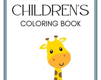 Colourful Creatures: A Fun Animal Colouring Book for Kids - PDF Download, Kids Colouring Book