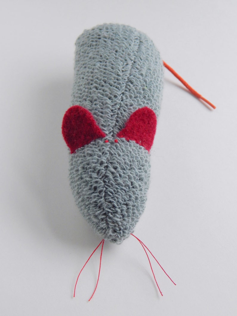 Large Organic Catnip Mouse Toy Perfect for Kicking Marvelous Etsy