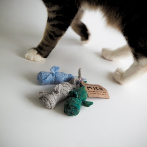 Three Blind Mice eco friendly cat toys