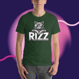 T-shirt Rizz Cat, grappig meme-shirt, cadeau-T-shirt grap