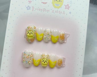 Usagi Chiikawa Press On Nails: 3D Japanese Y2K Nails