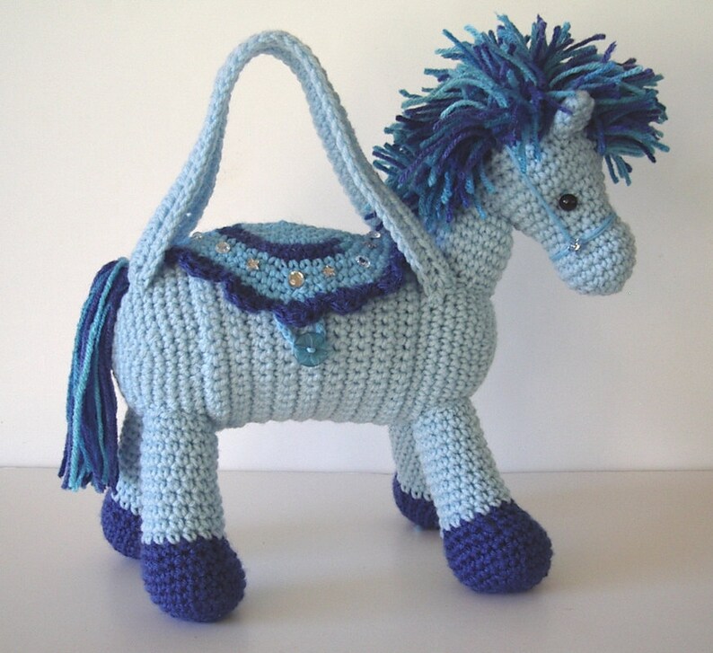 crochet pony purse pattern