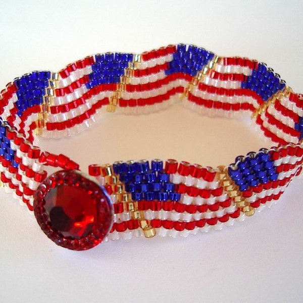 Patriotic Bracelet Etsy