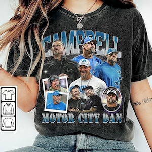 Dan Campbell Football Comfort Color Shirt