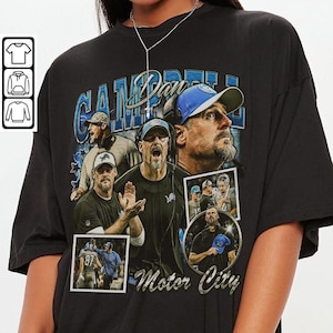 Dan Campbell Detroit Football Vintage Comfort Color Shirt