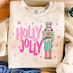 Holly Jolly/ Nutcracker Top Pink main image 0
