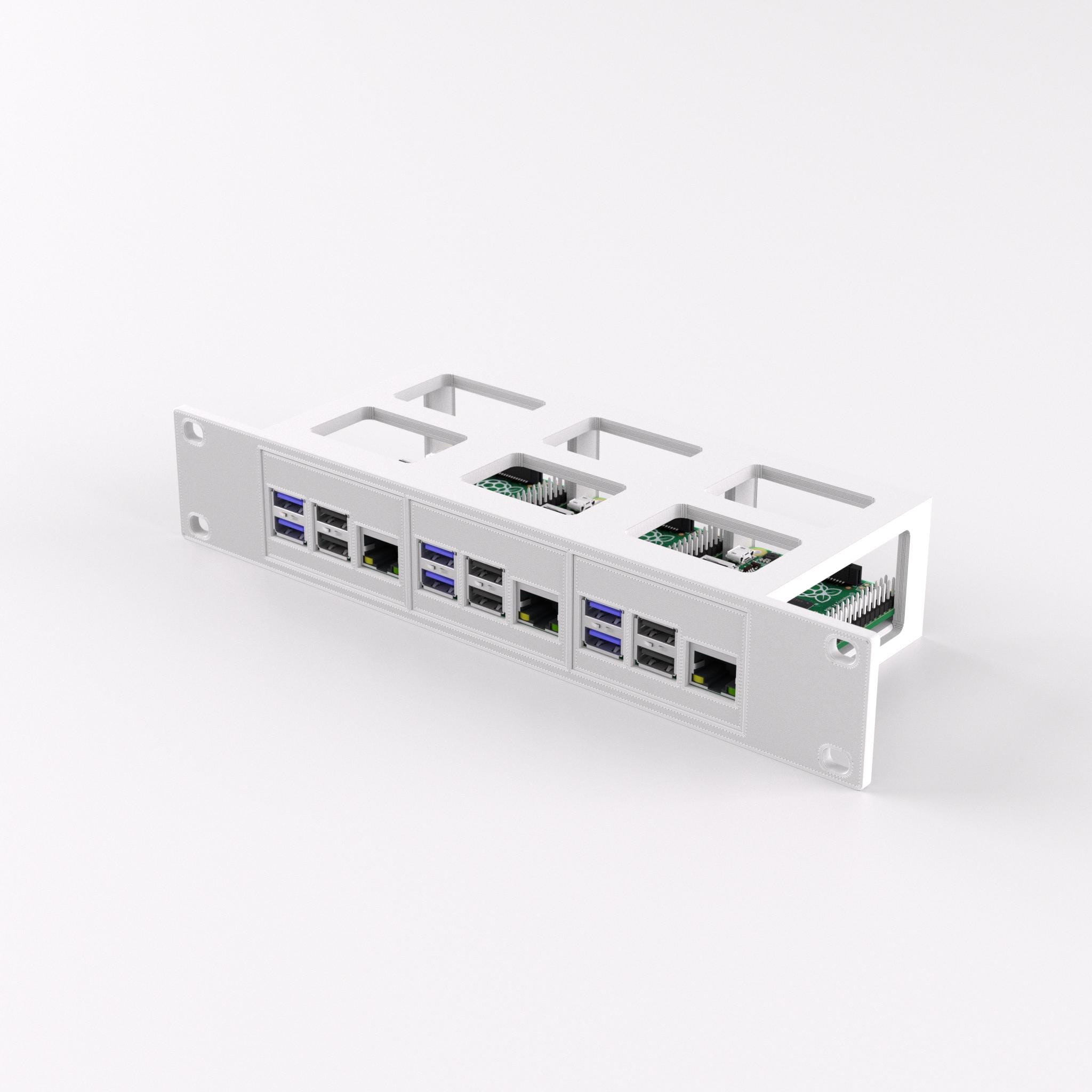 Raspberry Pi Rack Mount 10 In 1U Rack Mount 10