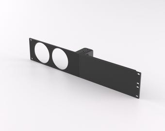 Uchwyt do montażu w szafie 2U 19" — 80 mm