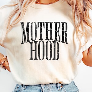 Mother Hood Shirt Comfort Colors® Funny Mom Life Shirt Trendy Mama Tshirt Mothers Day Gift Cool Mom Club Motherhood Tee Mom Birthday T-shirt