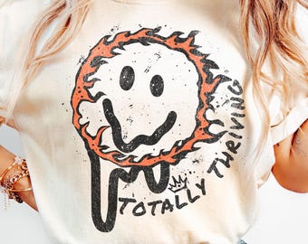 Funny Mental Health Shirt Comfort Colors® Retro Grunge Shirt Sarcastic Tshirt Retro Graphic Shirt Trendy Sarcasm Tee Oversized Vintage Tee