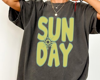 Sun Shirt Comfort Colors® Summer Shirt Trendy Beach Shirt Vacation Tshirt Beach Lover Gift Oversized Aesthetic Tee Summer Vibes Beachy Shirt