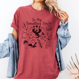 Romantasy Shirt Comfort Colors® Romantasy Reader Merch Book Lover Club Romantasy Era Tee Bookish Gift Fantasy Romance Book shirt Dark Romance