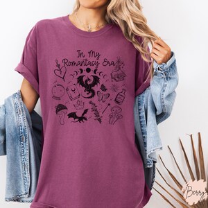 Romantasy Shirt Comfort Colors® Romantasy Reader Merch Book Lover Club Romantasy Era Tee Bookish Gift Fantasy Romance Book shirt Dark Romance