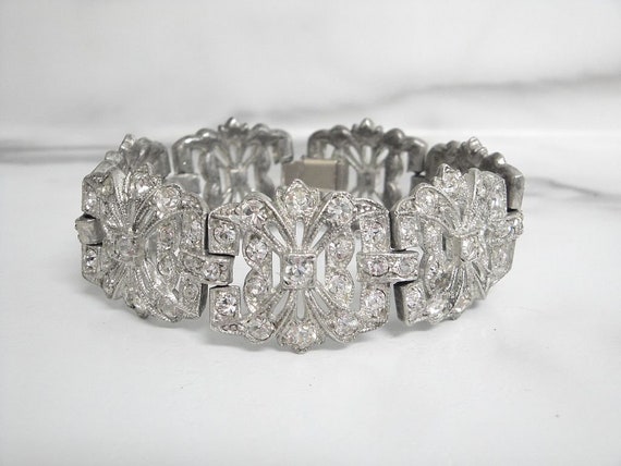 Art Deco Antique Bracelet, Original Fine Vintage A