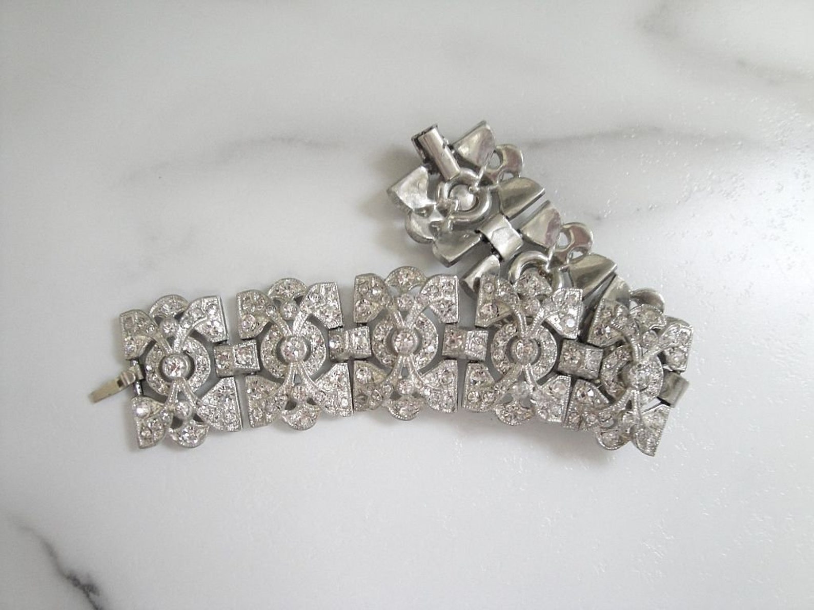 Antique Art Deco Bracelet Original 1920s Fine Art Deco Etsy