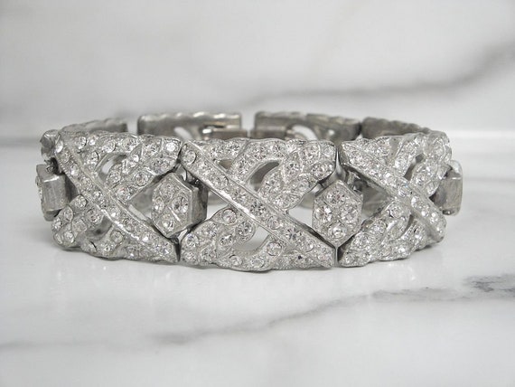 Fine Vintage Art Deco Bracelet, Antique Art Deco W