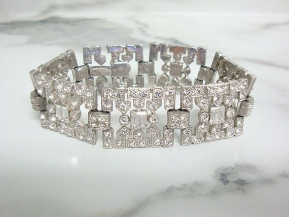 Antique Art Deco Bracelet 1920s Original Vintage Art Deco Rhinestone Jewelry Fine Antique Designer Art Deco Wedding Jewelry Antique Art Deco Bracelet 1920s Original Vintage Art Deco Rhinestone Jewelry Fine Antique Designer Art Deco Wedding Jewelry