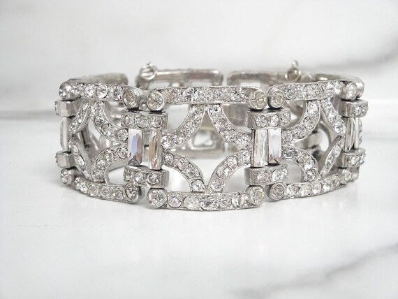 Antique Art Deco Bracelet, Fine Vintage Art Deco B