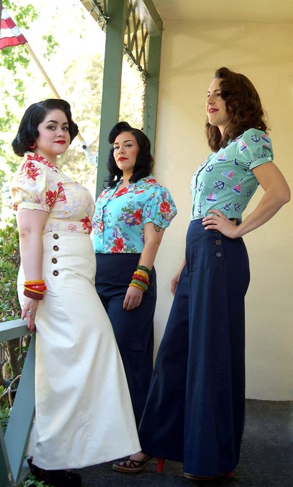 cream plus size pants