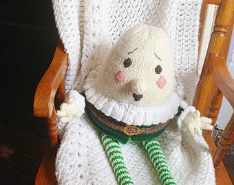 Humpty Dumpty Doll - Nursery Rhyme Baby Shower - Shop Small Saturday