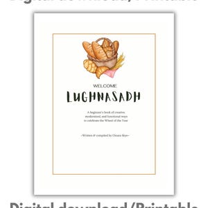 Lughnasah Lammas-wiel van het jaar Sabbat-kinderboekje